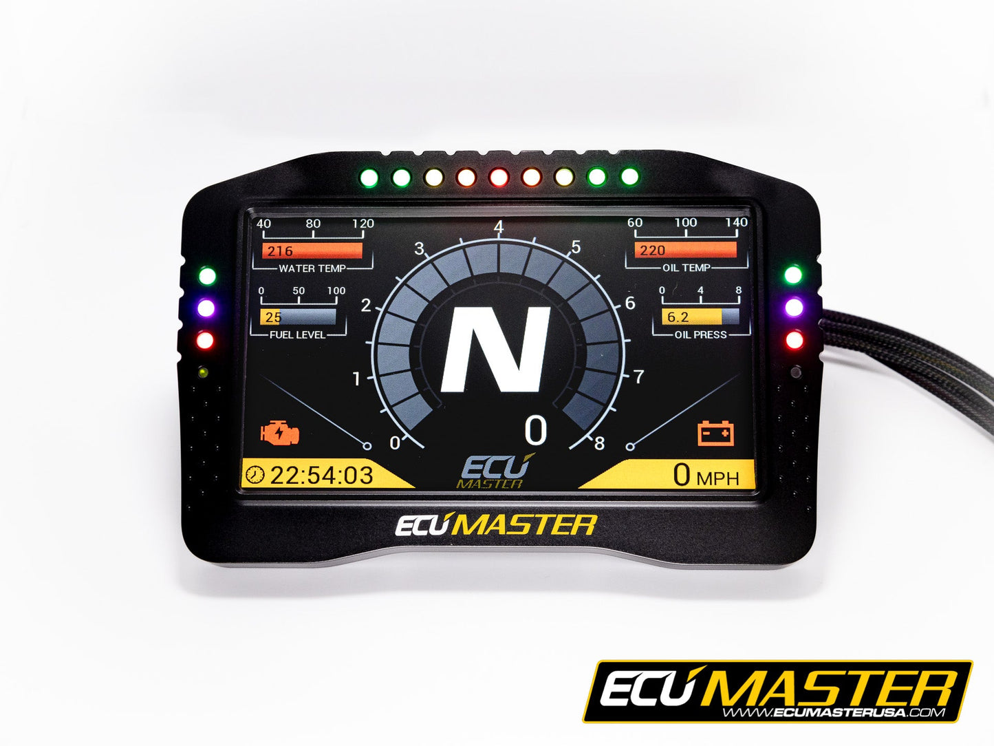 ECUMASTER ADU7 ADVANCED DISPLAY UNIT Rev.2, IP65