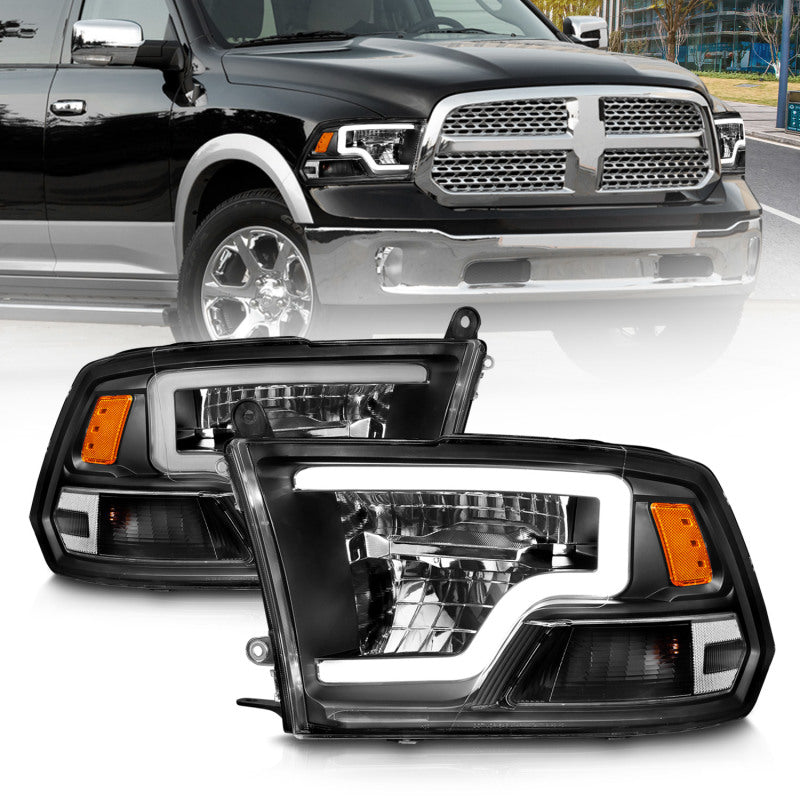 ANZO 2009 2020 Dodge Ram 1500 Full LED Square Projector Headlights w