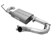 aFe Scorpion Exhaust System Axle Back Aluminized Hi-Tuck 07-17 Jeep Wrangler JK V6 3.6/3.8L