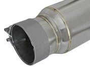 aFe MACH Force-Xp 304 Stainless Steel Resonator 2.5in Inlet/Outlet x 4in Dia x 15in Body x 19in L