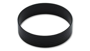 Vibrant HD Aluminum Union Sleeve for 2in OD Tubing - Hard Anodized Black