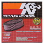 K&N Universal Custom Air Filter - Round 1.625in Flange / 1.625in ID / 2.75in Overall Height