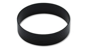 Vibrant HD Aluminum Union Sleeve for 2in OD Tubing - Hard Anodized Black