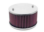 K&N Universal Custom Air Filter - Round 1.625in Flange / 1.625in ID / 2.75in Overall Height