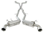aFe Takeda 2.5inch SS Exhaust Cat-Back 09-13 Nissan 370Z V6 3.7L Polished Tips