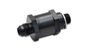 Vibrant Fuel Pump Check Valve -8AN Male Flare to 12mm x 1.5 Metric