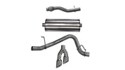 Corsa 2015-2020 GMC Yukon XL 1500 5.3L V8 3in Cat-Back Single Side Exit Twin 4in Polished Tips