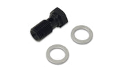 Vibrant Aluminum M14x1.5 22mm Long Banjo Bolt w/2 Washers - Anodized Black