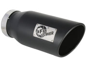 aFe ATLAS 5in Alum Steel DPF-Back Exhaust System w/Black Tip 19-20 Ram Diesel Trucks L6-6.7L (td)