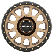 Method MR305 NV HD 18x9 +18mm Offset 8x180 130.81mm CB Method Bronze/Black Street Loc Wheel