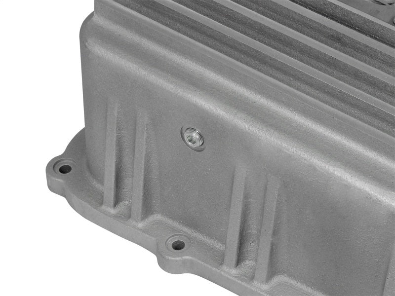 aFe Transmission Pan (Raw); Ford Trucks 6R140 11-14 V8-6.7L (td)
