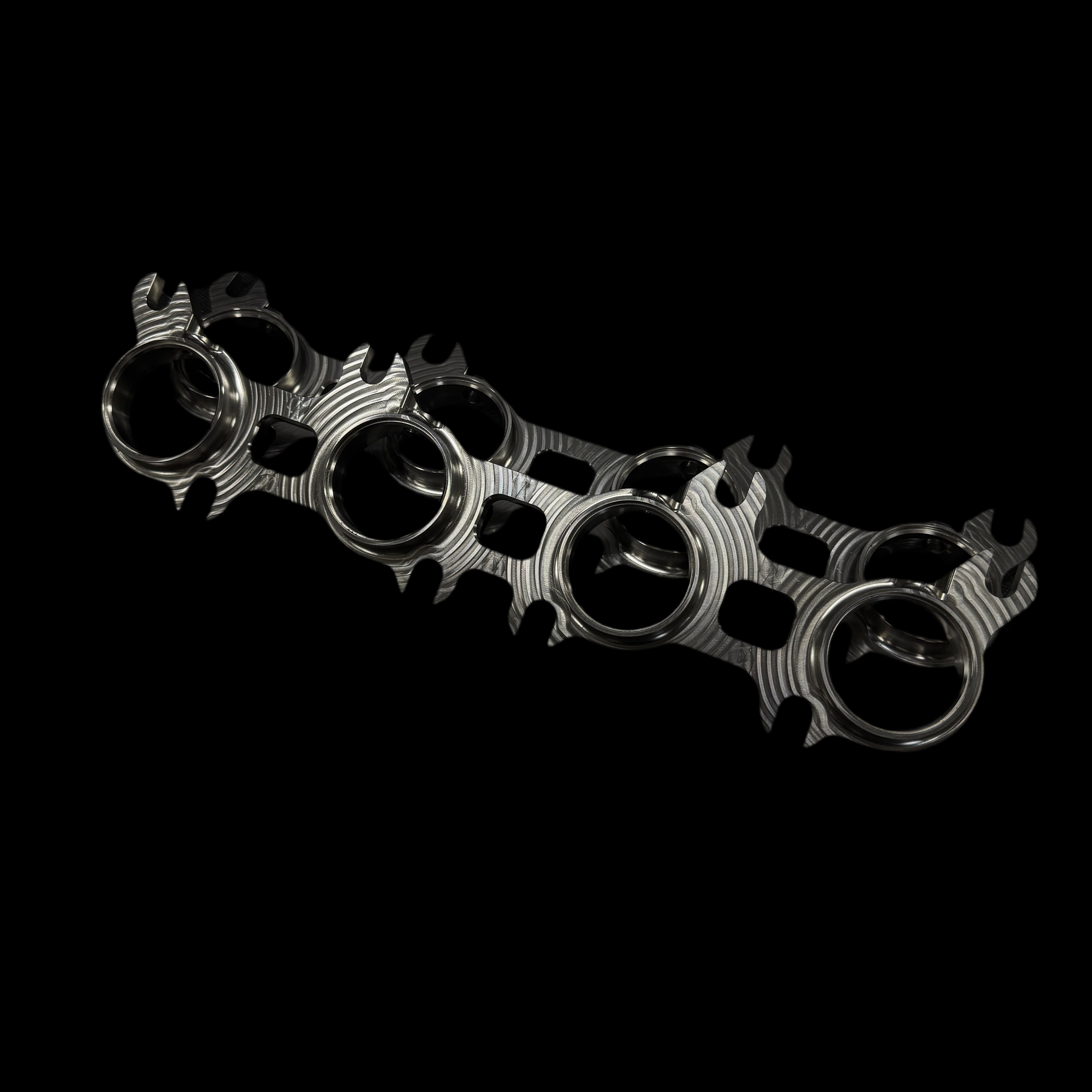 Coyote Billet Header Flanges Integrated EGTs