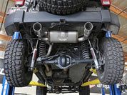aFe Rebel Series 2.5in 409 SS Axle-Back Exhaust w/Polished Tips 07+ Jeep Wrangler (JK) V6 3.6L/3.8L