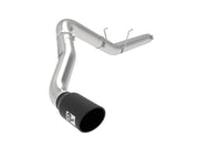 aFe ATLAS 5in Alum Steel DPF-Back Exhaust System w/Black Tip 19-20 Ram Diesel Trucks L6-6.7L (td)