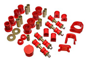 Energy Suspension 97-01 Ford Escort/ZX2 Red Hyper-flex Master Bushing Set