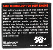 K&N Suzuki / Hyosung 1.75in OD x .5in ID x 1.563in H Oil Filter