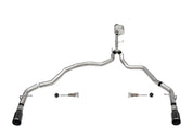 Corsa 2021-2025 Ford F-150 Regular Cab/6.5in Bed 5.0L V8 Xtreme Cat-Back Dual Rear Exit-Black PVD