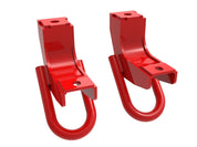 aFe Front Tow Hook Red 2022 Toyota Tundra 3.5L V6