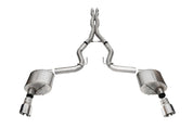 Corsa 24+ Ford Mustang GT Xtreme Cat-Back Exhaust Sys. 3.0in Dual Rear Exit w/4.5in Pro Series Tips