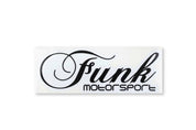 Funk Motorsport Decal - White