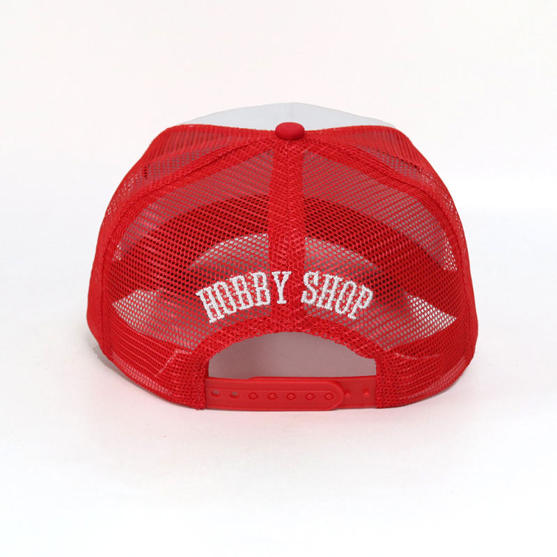 The Vintage Patch Snapback - Red & White