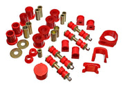 Energy Suspension 97-01 Ford Escort/ZX2 Red Hyper-flex Master Bushing Set