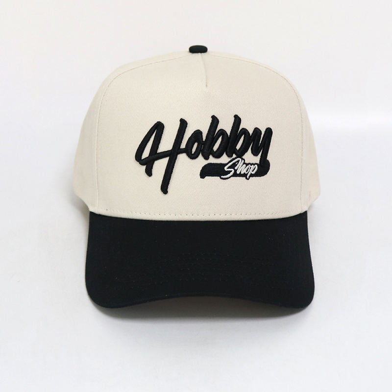 The Classic Snapback - Black & Crème