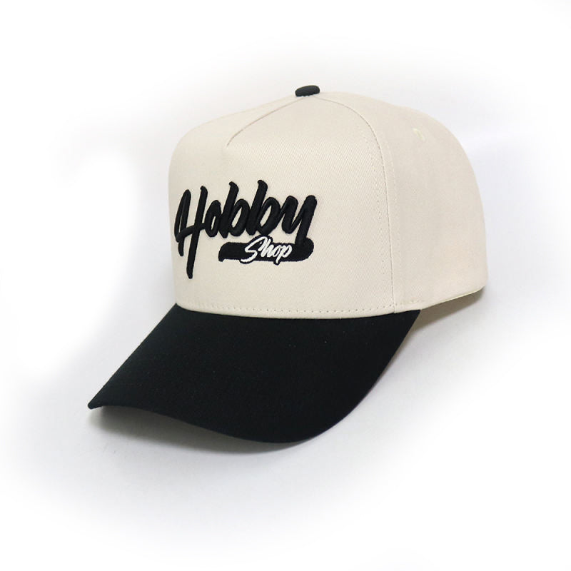The Classic Snapback - Black & Crème