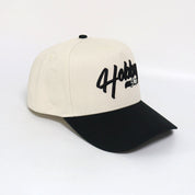 The Classic Snapback - Black & Crème