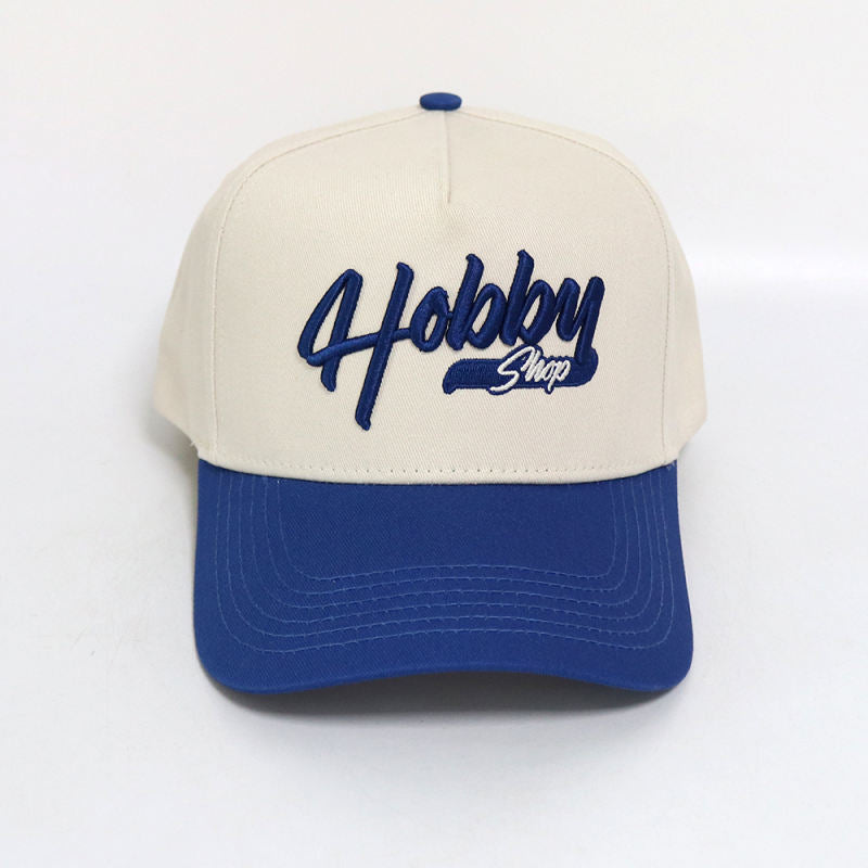 The Classic Snapback - Blue & Crème