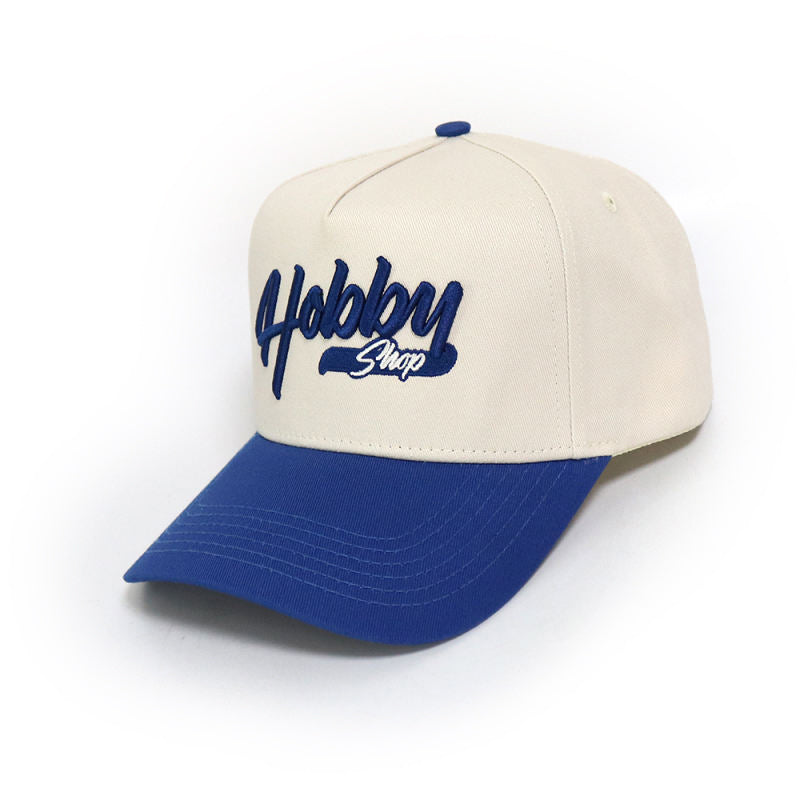 The Classic Snapback - Blue & Crème