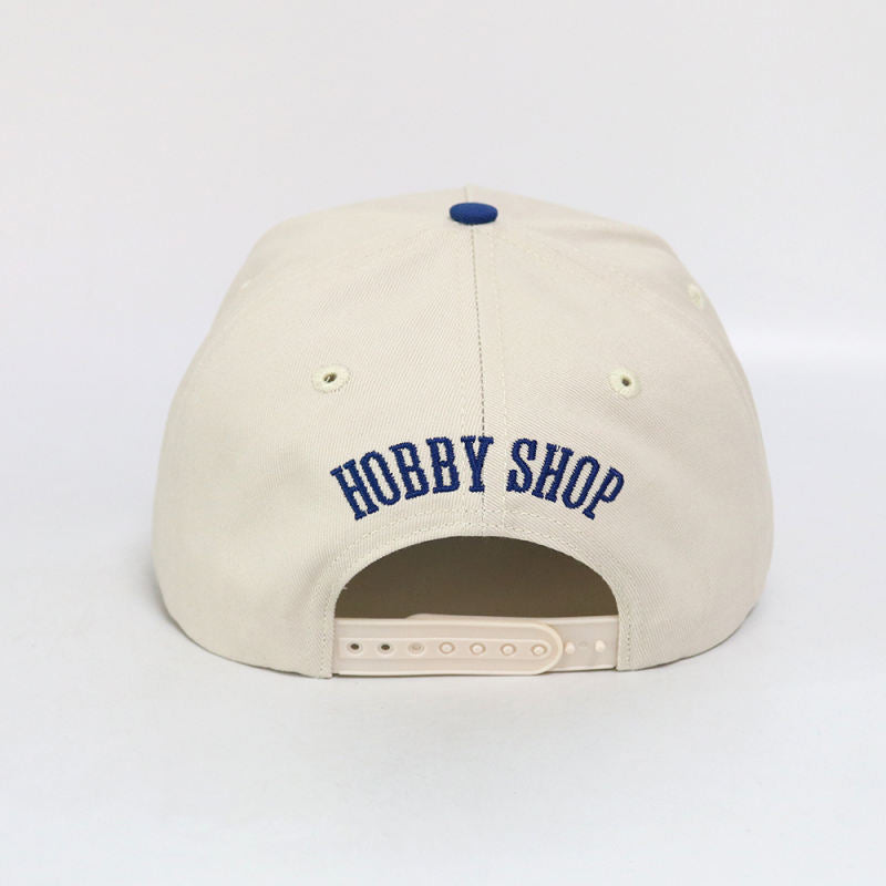 The Classic Snapback - Blue & Crème
