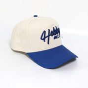 The Classic Snapback - Blue & Crème