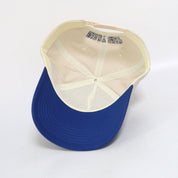 The Classic Snapback - Blue & Crème
