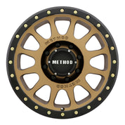 Method MR305 NV 18x9 +18mm Offset 8x170 130.81mm CB Method Bronze/Black Street Loc Wheel