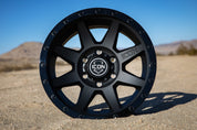 ICON Rebound 18x9 6x5.5 0mm Offset 5in BS 106.1mm Bore Double Black Wheel