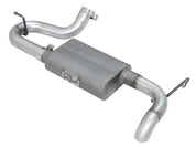 aFe Scorpion Exhaust System Axle Back Aluminized Hi-Tuck 07-17 Jeep Wrangler JK V6 3.6/3.8L