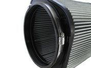 aFe MagnumFLOW Pro DRY S Universal Air Filter 7.13in F x (8.75 x 8.75)in B x 7in T(Inv) x 6.75in H