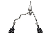 Corsa 2022-2024 Chevrolet Silverado 1500 Cat-Back Dual Rear Exit with Twin 4in Black Tips