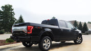 Corsa 2015-2020 Ford F-150 5.0L V8 (Super Crew Cab) Black Sport Single Side Dual 4in Tips CB Exhaust