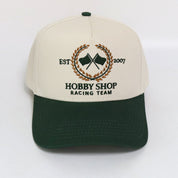 The Racing Team Snapback - Green & Crème