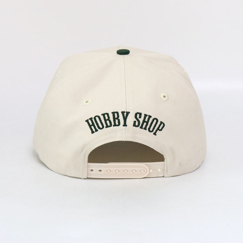 The Racing Team Snapback - Green & Crème