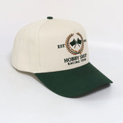 The Racing Team Snapback - Green & Crème