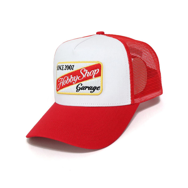 The Vintage Patch Snapback - Red & White