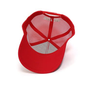 The Vintage Patch Snapback - Red & White