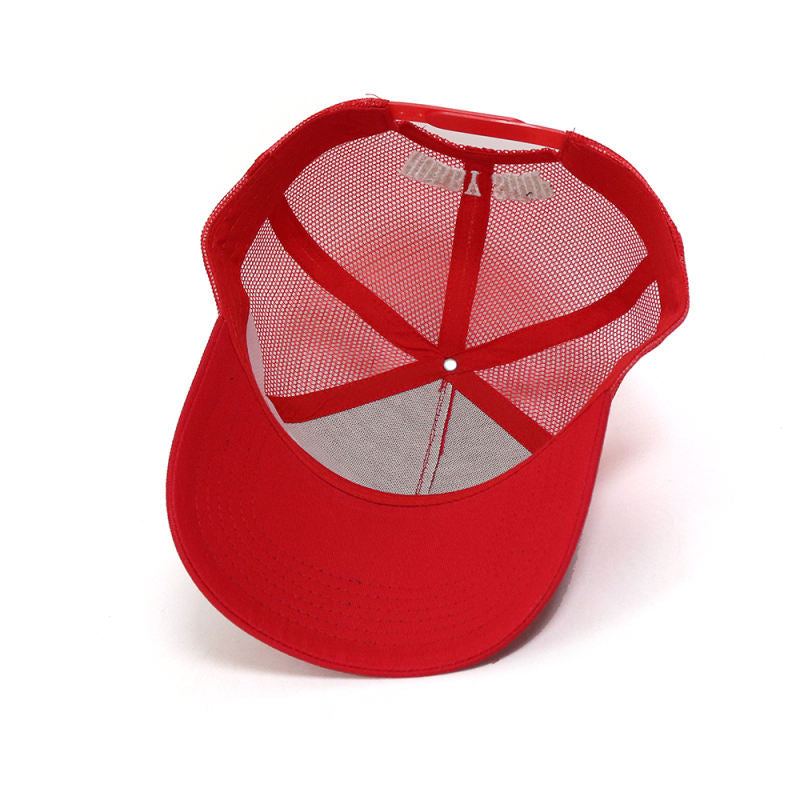 The Vintage Patch Snapback - Red & White