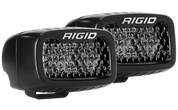 Rigid Industries SR-M Series PRO Midnight Edition - Spot - Diffused - Pair