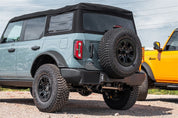 Corsa 21-25 Ford Bronco 2.7L 4-Door 2.75in Cat-Back Dual Rear Exhaust w/ 4in Straight-Cut Black Tips