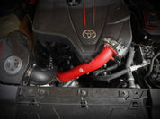 aFe BladeRunner Red 2-3/4in Aluminum Charge Pipe 2021 Toyota Supra GR (A90) I4-2.0L (t) B48