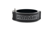 Vibrant 3in O.D. Aluminized HD 2.0 Clamp - Anodized Black (Clamp Only)